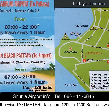 Jomtien Plaza Suite Apartments Esterno foto